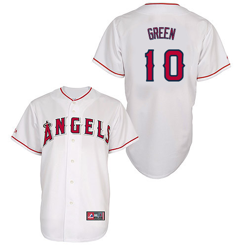 Grant Green #10 Youth Baseball Jersey-Los Angeles Angels of Anaheim Authentic Home White Cool Base MLB Jersey